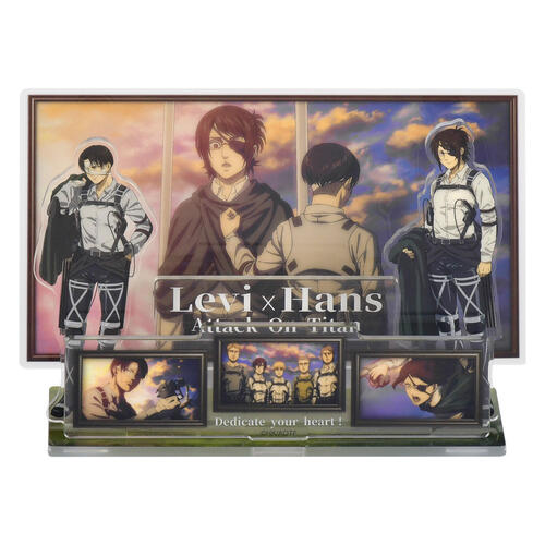 Attack on Titan進擊的巨人 壓克力立牌(大全圖)-進擊的巨人B款(里+漢)