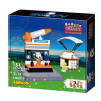 Banbao Snoopy Space Series Rocket Ret