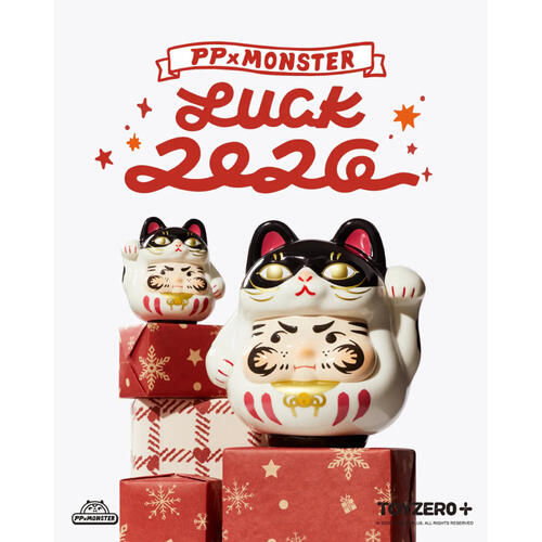toyzeroplus	PP X MONSTER 200% 幸運賓士貓達摩