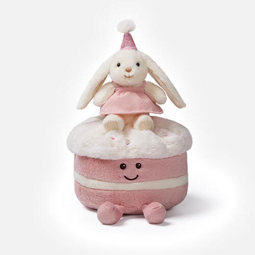 MCHUGS Leveret HBD CAKE bunny 25CM