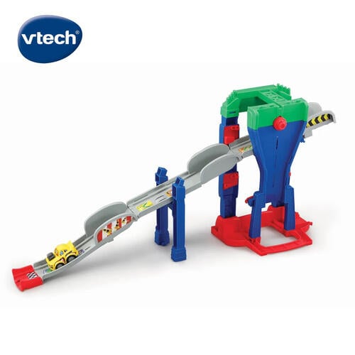 Vtech 聲光城市嘟嘟車-4合1賽車場軌道組