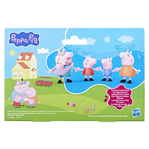 Peppa Pig 粉紅豬小妹 佩佩豬一家五口家族角色組