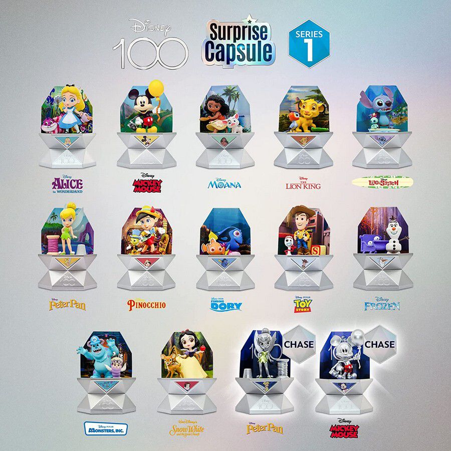 Disney 100th Anniversary Surprise Capsule Series 1 - Assorted