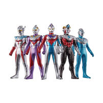 Ultraman超人力霸王 EX榮光的新世代英雄公仔套組3 金屬塗裝
