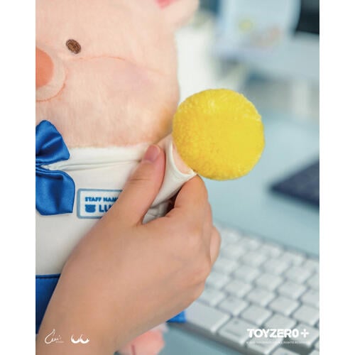 Lulu The Piggy罐頭豬 上班豬事多系列 - 為你打氣Lu毛絨公仔 