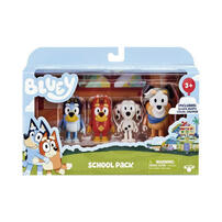 Bluey S4 Figure 4pk - School Pack