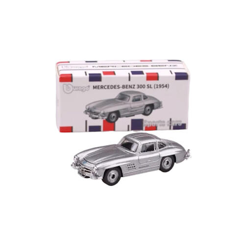 Bburago比美高	1:64合金車 mercedes benz 300 sl (1954) 