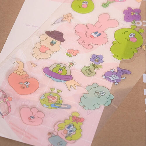 Kingjun	透明貼紙／愛情毒藥