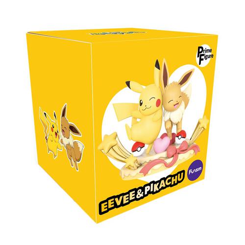 Pokemon Prime Figure - Eevee and Pikachu Party