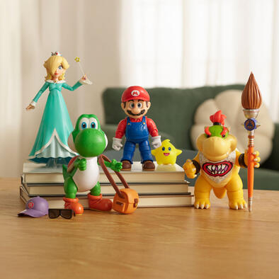 The Super Mario Galaxy Movie 5-Inch Figures 4-Pack Set