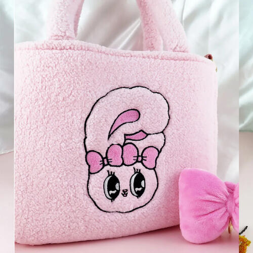 TOYZEROPLUS Esther Bunny艾絲樂小兔絨毛大臉手提袋