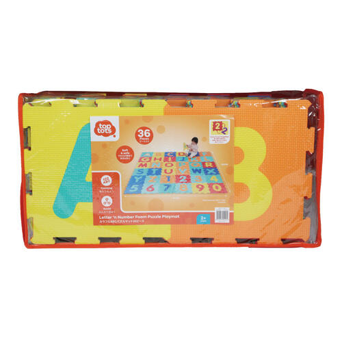 Top Tots Letter ‘n Number Foam Puzzle Playmat