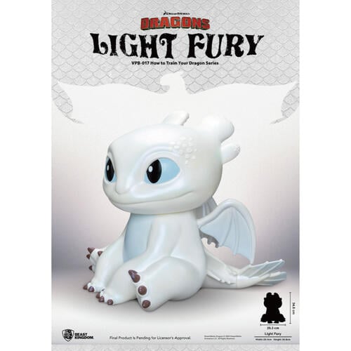 Beast-Kingdom USA | VPB-017 How to Train Your Dragon Series Vinyl Functional Figurines: Light Fury
