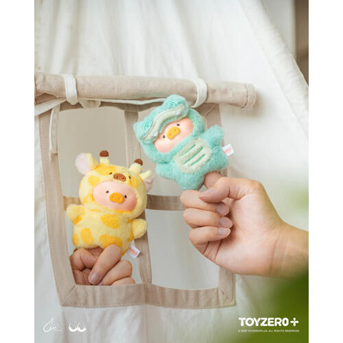 罐頭豬LuLu 動物派對 - 森林劇場膠臉指偶掛件 -隨機發貨