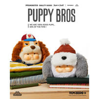 PP X MONSTER - 狗狗出沒膠臉毛絨掛件系列- 隨機發貨