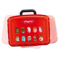 playpop Collapsible Shopping Cart Set