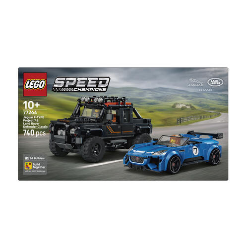 LEGO樂高	Jaguar Project 7 和 Land Rover Defender 77264