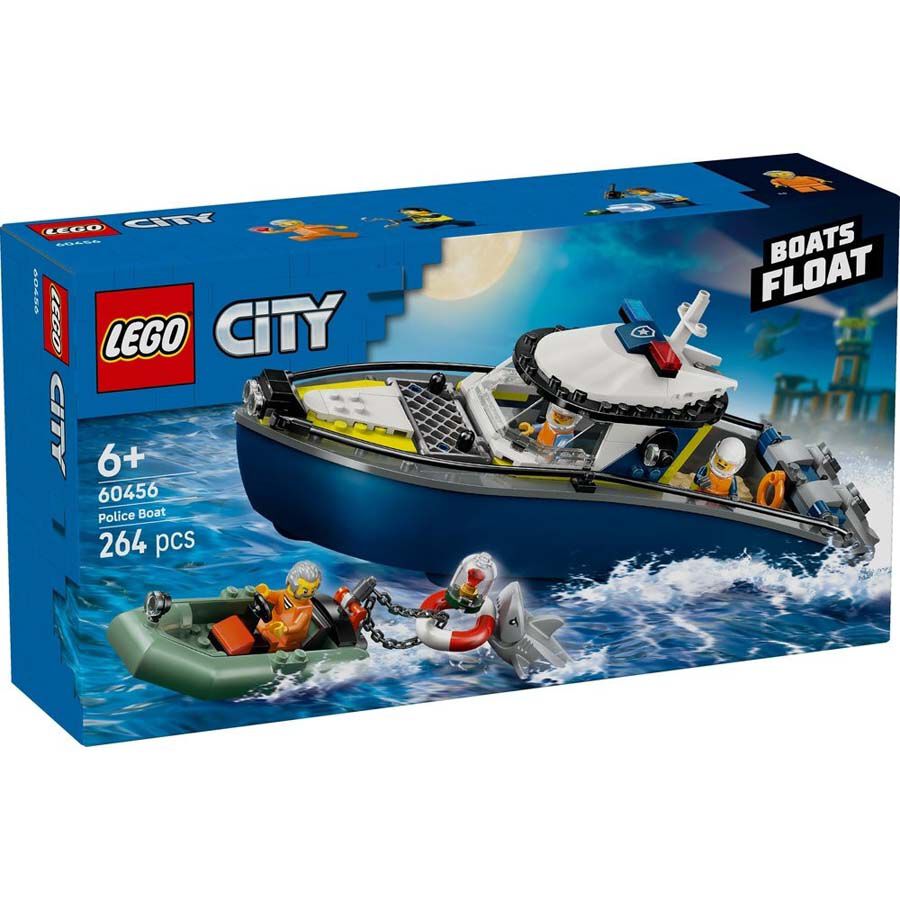 LEGO樂高城市系列警艇追逐戰60456 | 台灣玩具“反”斗城官方網站| Toys