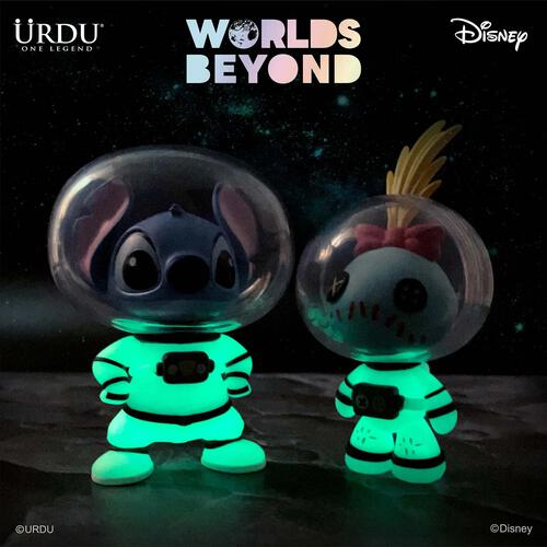 Urdu迪士尼史迪奇Worlds Beyond系列太空人史迪奇小金盲盒 - 隨機發貨