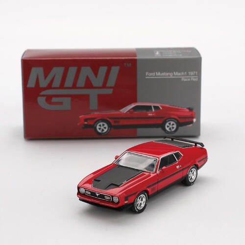 MINIGT	Ford Mustang Mach1 1971 Race Red 合金車 1122