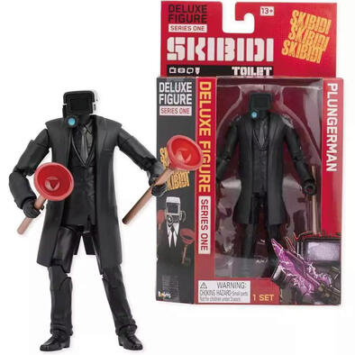 Skibidi Toilet | Plungerman 6" Deluxe Figures