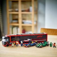 LEGO樂高城市系列 F1 貨車和 RB20 與 AMR24 F1 汽車 60445