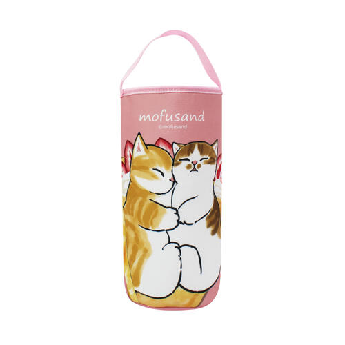 Mofusand 貓福珊迪 圓筒水壺袋-甜點