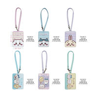 Chiikawa  吉伊卡哇 斜紋證件套-紫