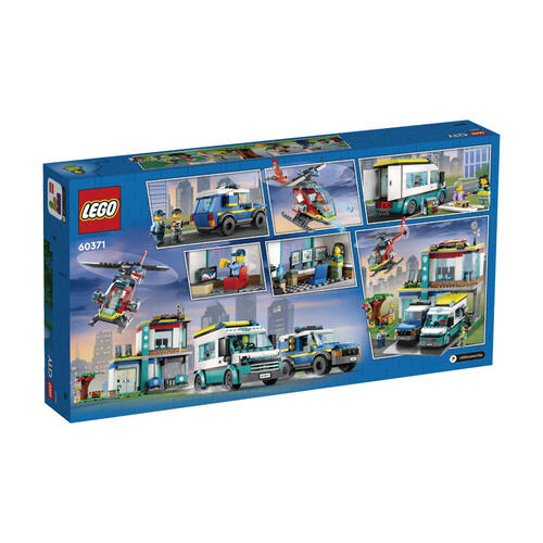 LEGO樂高 緊急救援交通工具總部 60371