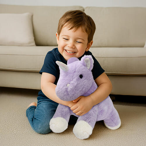 playpop 粉紫色獨角獸毛公仔 (40厘米)