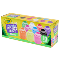 Crayola 10 Count Neon Washable Paint