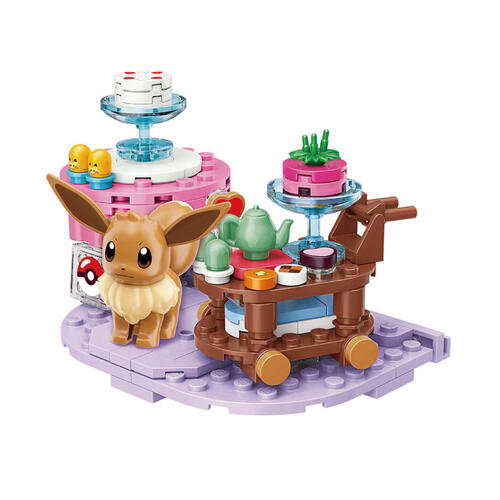 Qman Keeppley Pokemon 寶可夢 小場景系列 伊布 烘焙時光