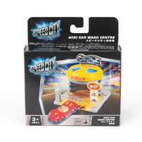 Speed City 極速城市 口袋場景遊戲組-洗車場