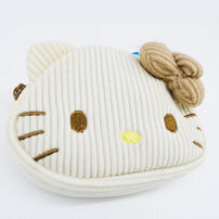 Sanrio 三麗鷗燈心絨角色錢包-Hello kitty