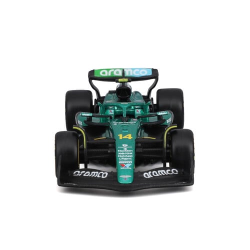 Bburago比美高1:43 F1系列-阿斯頓馬丁 AMR25 （無頭盔，紙盒版）（2025 澳洲大獎賽） （#14 費爾南多&middot;阿隆索） - 金屬綠 18-38250#14