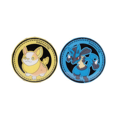 Pokemon寶可夢 徽章2入1組-路卡利歐、來電汪