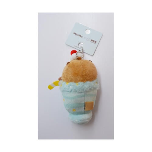 TUNTUNZAI卡皮巴拉 星冰樂掛件-藍色