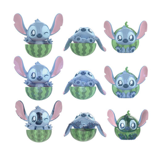 Disney 史迪奇吃瓜磁鐵不倒翁 - 隨機發貨