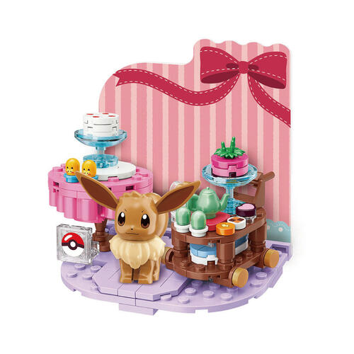 Qman Keeppley Pokemon 寶可夢 小場景系列 伊布 烘焙時光