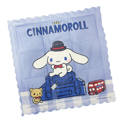 Sanrio三麗鷗 大耳狗涼爽坐墊-環遊樂趣