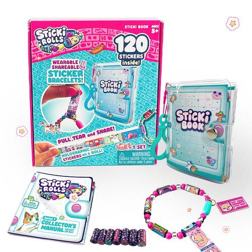 Sticki Rolls 收藏貼紙手鍊組