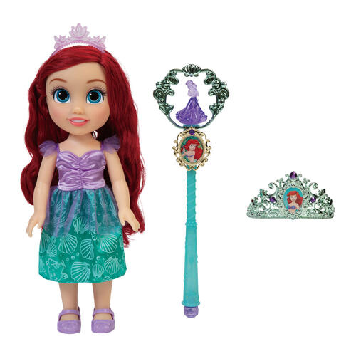 Disney Princess迪士尼公主娃娃+皇冠權杖組-愛麗兒