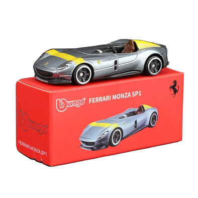 Bburago比美高  1:64精品車 法拉利MonzaSP1 - 银色 28-56019