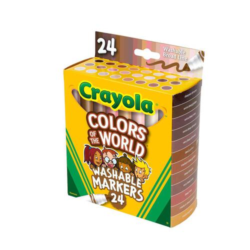 Crayola Colors Of The World 24CT BL Markers