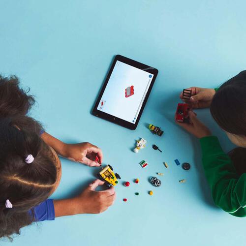 LEGO樂高城市系列 披薩vs.消防車賽車套裝 60458