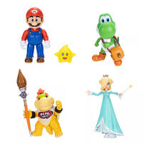 Super Mario超級瑪利歐銀河電影版:5吋珍藏公仔  - 隨機發貨