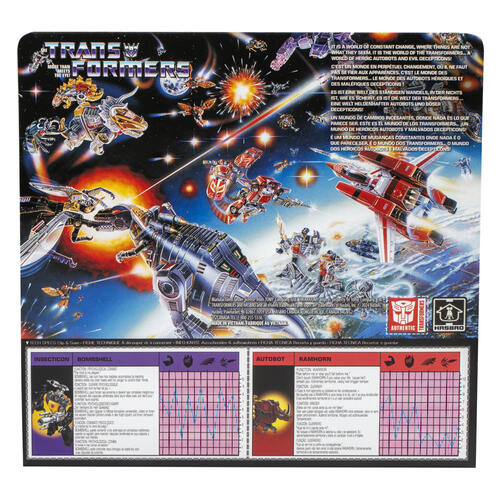 Transformers Retro 40th Anniversary G1 Bombshell & Ramhorn