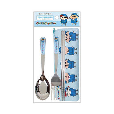 shinchan cutlery set-school
