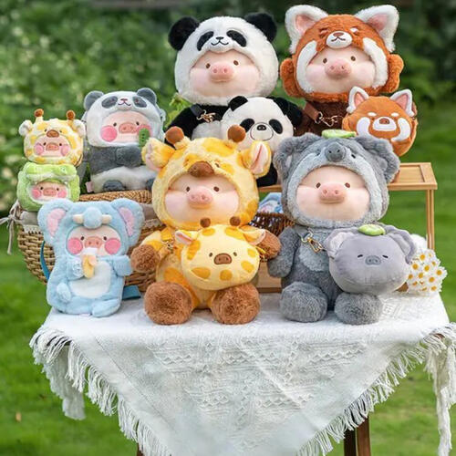 LuLu the Piggy 罐頭豬 動物派對懶懶樹熊Lu毛絨公仔