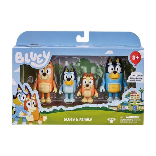 Bluey 妙妙犬布麗 四入人偶組 家庭成員